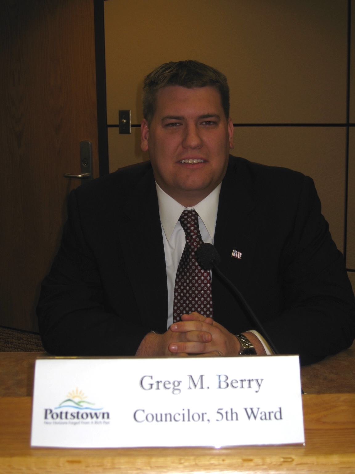 Greg Berry, Pottstown Borough Councilor