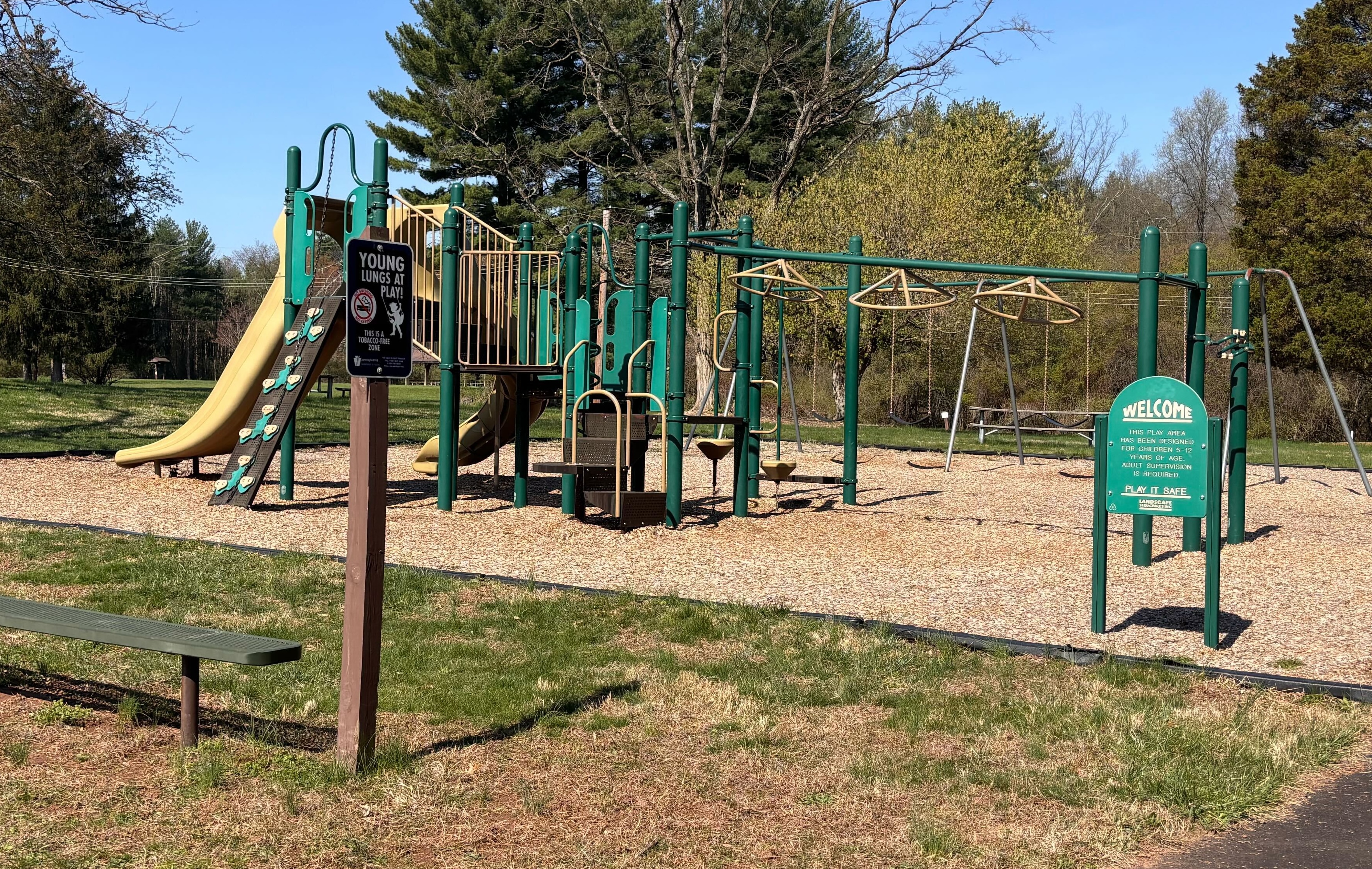 Playground at the picnic venue