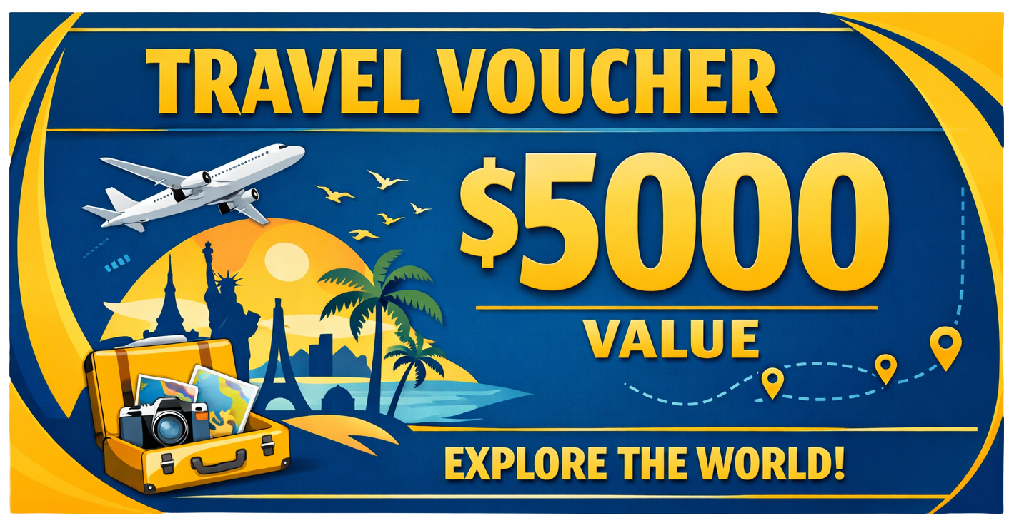 $5000 Travel Voucher